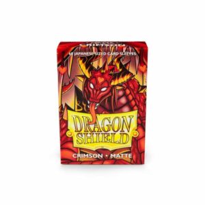 Dragon Shield Small Sleeves - Matte Crimson (60)