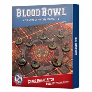 Blood Bowl Chaos Dwarf Team Pitch & Dugouts