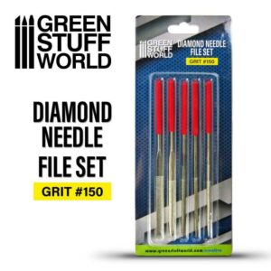 GSW Diamond Needle Files x5 - Grit 150