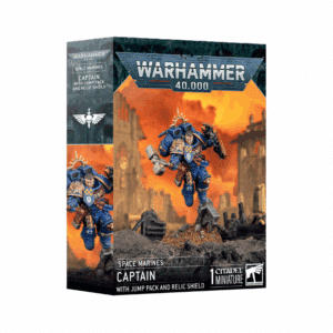 Space Marines Captain with Jump Pack & Relic Shield